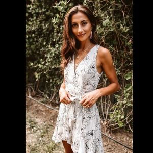 Bohme Estelle Ruffle Dress Size Small